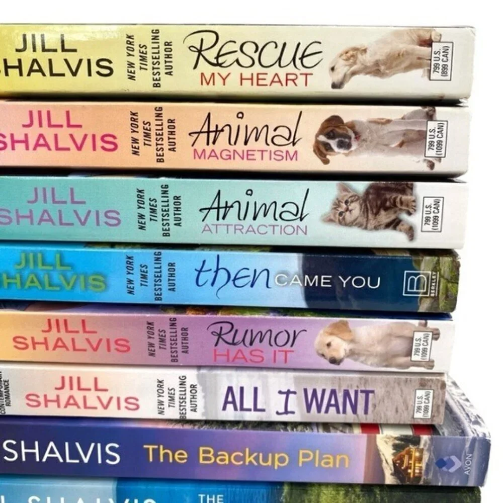 Jill Shalvis Animal Magnetism and Sunrise Cove Series Paperback Book Lot